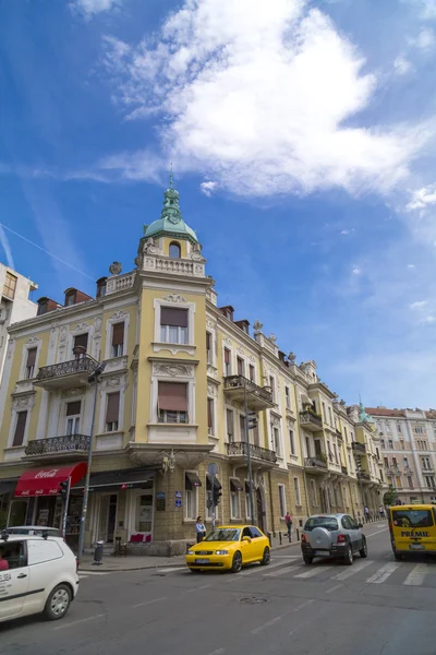 Genel mimari detay ve sokak Merkezi Belgrad Sırp sermaye görüntülemek — Stok fotoğraf