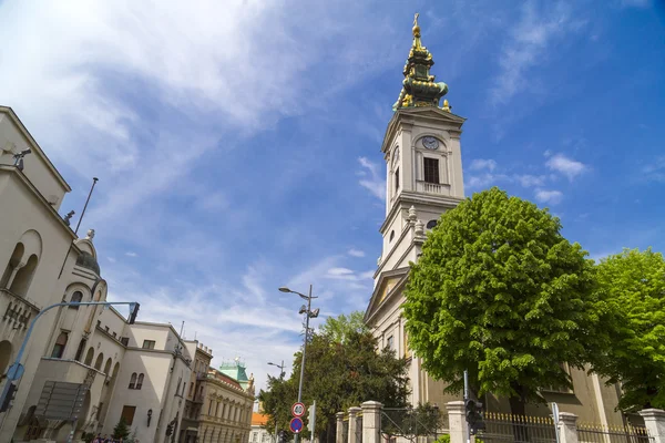 Katedrální kostel svatého Michaela Archanděla v Bělehradě — Stock fotografie