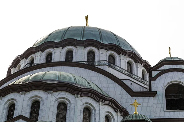 Servische Orthodoxe Christelijke Kerk Van Sava Belgrado Servië — Stockfoto