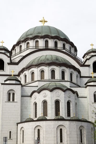 De Servische orthodoxe christelijke kerk van St Sava, Belgrado, Servië — Stockfoto