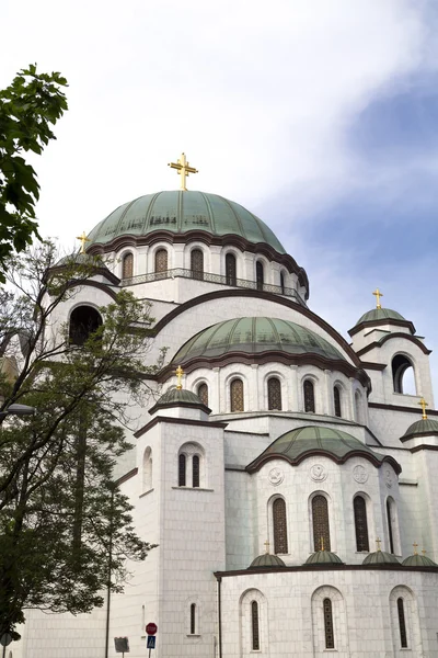 Serbski Christian prawosławny kościół św Sawy, Belgrad, Serbia — Zdjęcie stockowe