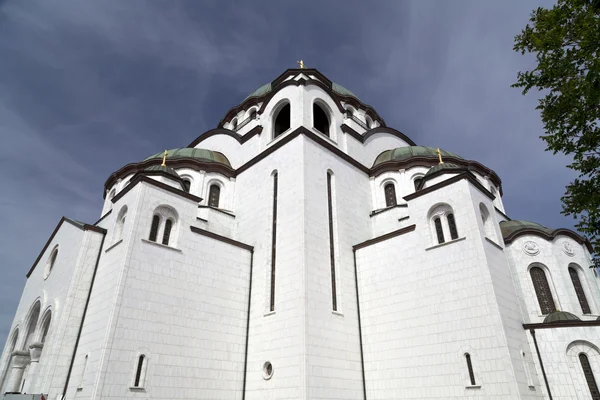 Igreja Ortodoxa Sérvia Santa Sava Belgrado Sérvia — Fotografia de Stock