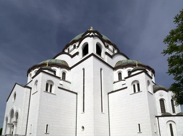 De Servische orthodoxe christelijke kerk van St Sava, Belgrado, Servië — Stockfoto