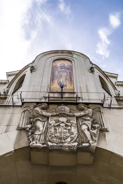 Classic architectural detail in Belgrade, the Serbian capital — Stock Photo, Image