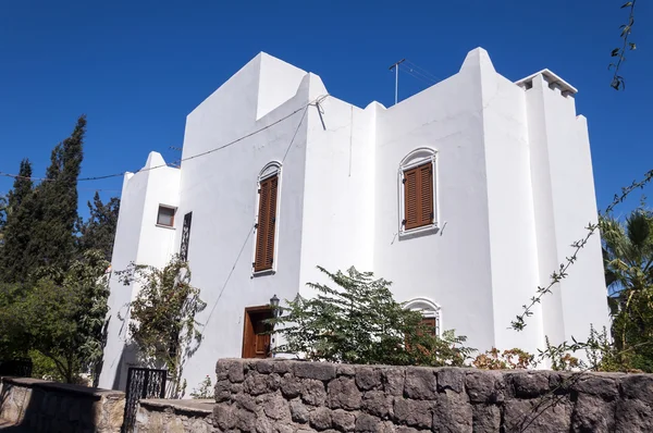 Egeu estilo turco detalhe arquitetônico de Bodrum — Fotografia de Stock