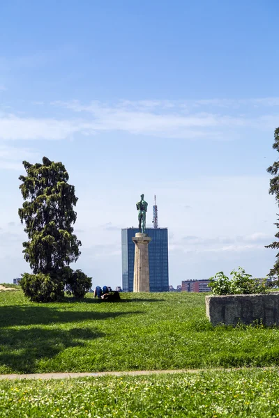 Belgrado winnaar Monument — Stockfoto