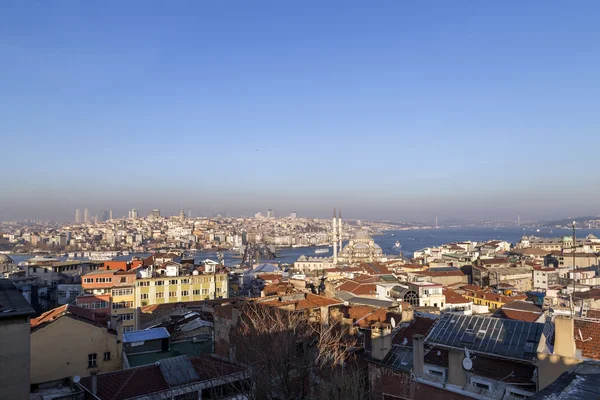 Süleymaniye Camii Haliç manzaralı muhteşem efsanevi Osmanlı Sultan Süleyman tarafından inşa görüntülemek — Stok fotoğraf