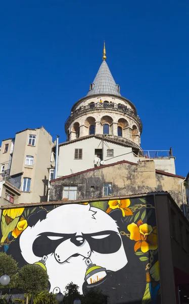 Estambul Turquía Septiembre 2017 Famosa Torre Galata Uno Los Monumentos — Foto de Stock