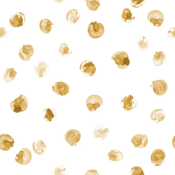 Watercolor dots seamless pattern — Stock Photo, Image