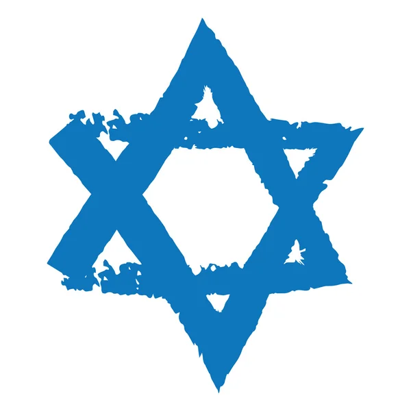 Joodse symbool van Magen David of David Star — Stockvector