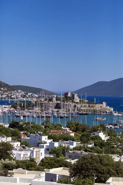 Bodrum város, Égei-tenger törökországi — Stock Fotó