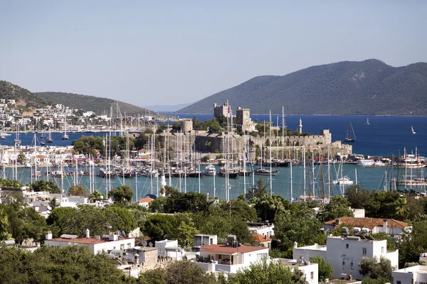 Bodrum stad, Egeiska kusten av Turkiet — Stockfoto