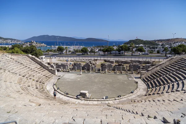 Bodrum cidade, costa do Egeu da Turquia — Fotografia de Stock