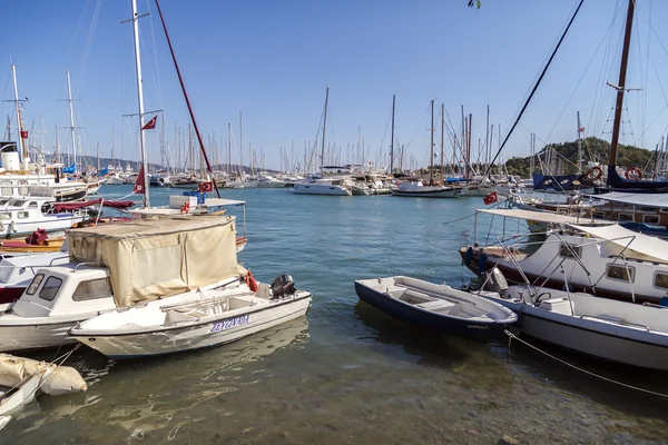 Ciudad de Bodrum, costa egea de Turquía — Foto de Stock