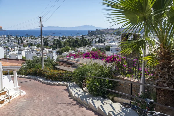 Bodrum cidade, costa do Egeu da Turquia — Fotografia de Stock