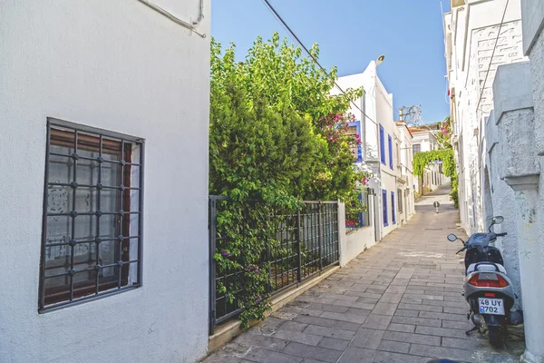 Ciudad de Bodrum, costa egea de Turquía — Foto de Stock