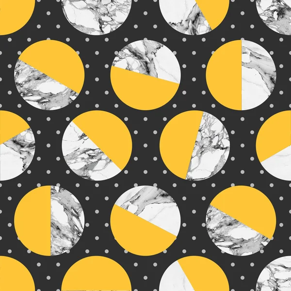 Marble cirklar sömlösa mönster — Stockfoto