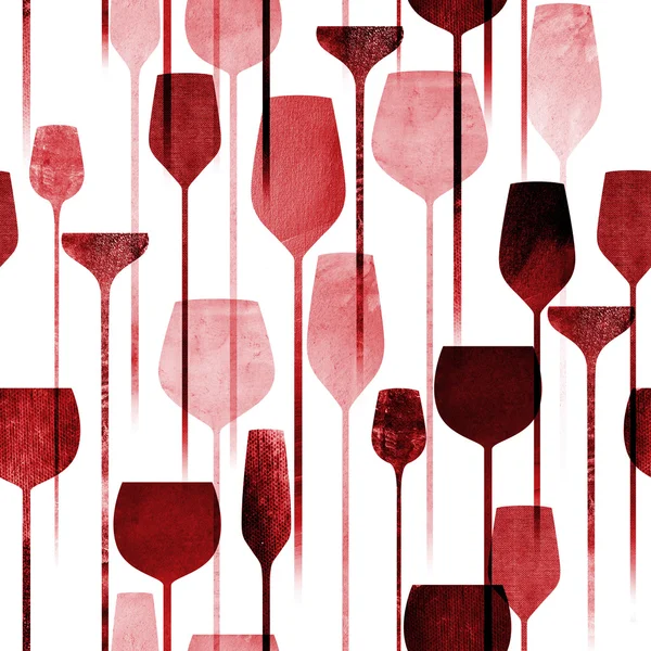 Party drinks textured seamless pattern — Stock Photo, Image