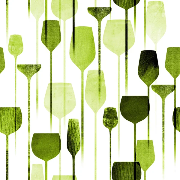 Party drinks textured seamless pattern — Stock Photo, Image