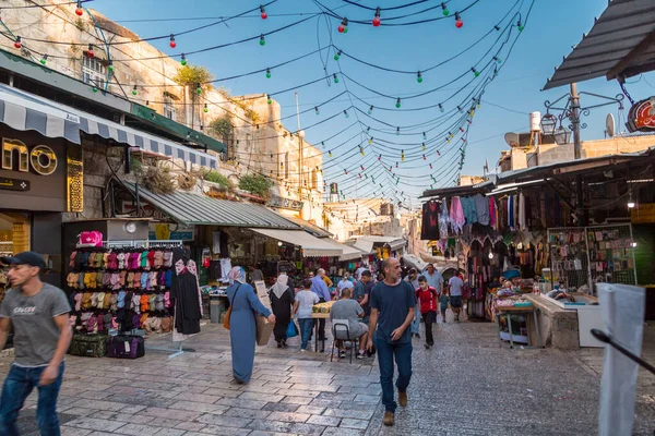 Jerusalém Israel Junho 2019 Antigas Ruas Edifícios Cidade Velha Jerusalém — Fotografia de Stock