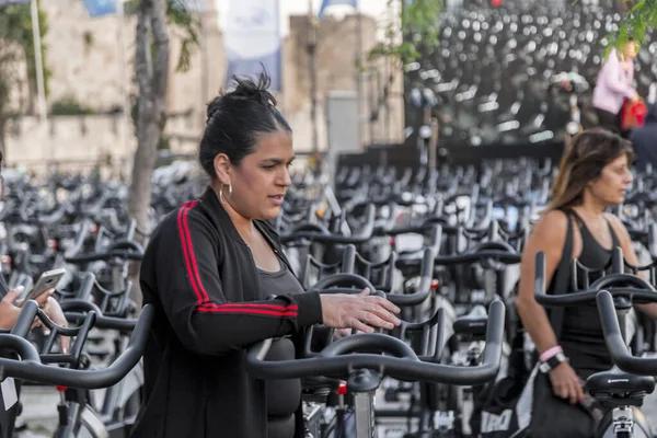 Kudüs Srail Haziran 2019 Eski Kudüs Yakınlarındaki Bir Halk Spor — Stok fotoğraf