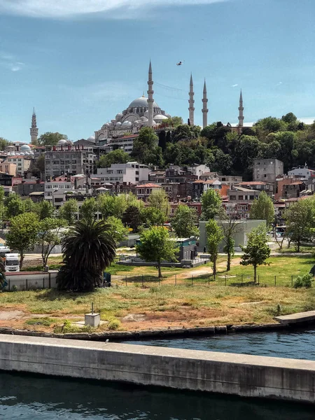 Κωνσταντινούπολη Τουρκία Μαΐου 2021 Πανοραμικό Αστικό Τοπίο Της Κωνσταντινούπολης Από — Φωτογραφία Αρχείου