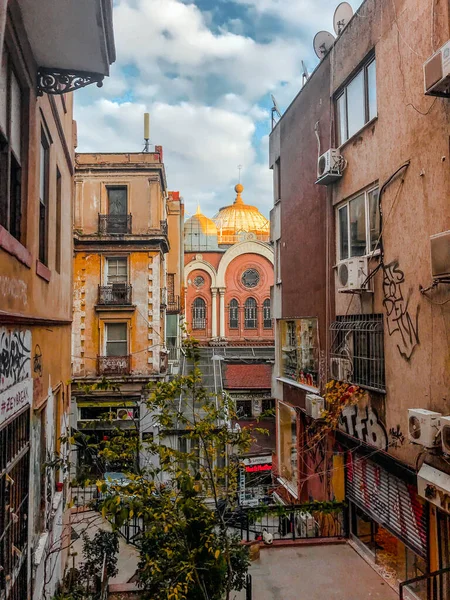 Istanbul Turquie Décembre 2020 Vue Depuis Les Rues Istanbul Architecture — Photo