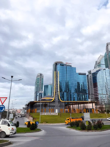 Istanbul Turki Desember 2020 Pandangan Luar Dari Masjid Miktat Agaoglu — Stok Foto