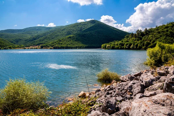 Вид Буркун Голеті Невеликого Озера Селі Буркун Туреччина — стокове фото