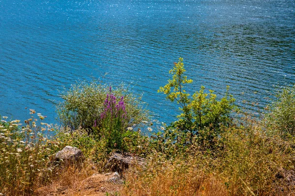 Θέα Από Burcun Goleti Μια Μικρή Λίμνη Στο Χωριό Burcun — Φωτογραφία Αρχείου