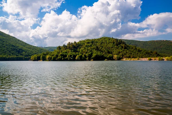 Вид Буркун Голеті Невелике Озеро Селі Буркун Провінція Туреччина — стокове фото