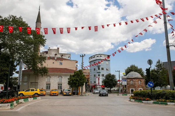 Yenisehir Bursa Turcja Sierpnia 2021 Ogólna Architektura Ulic Mieście Yenisehir — Zdjęcie stockowe