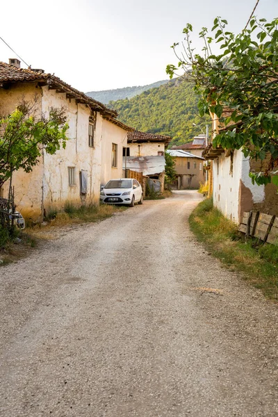 Burcun Bursa Turkije Juli 2021 Traditionele Turkse Huizen Pastorale Dorpsscène — Stockfoto