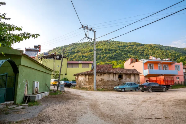 Burcun Bursa Turkije Juli 2021 Typische Turkse Huizen Landelijke Omgeving — Stockfoto