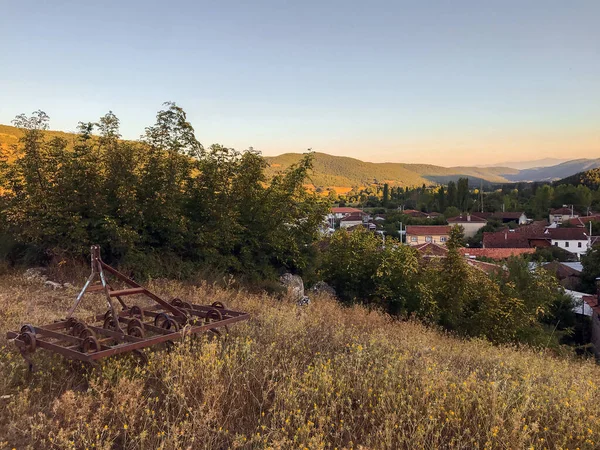 Bursa Turecko Srpna 2021 Pohled Vesnici Burcun Mezi Horami Burcun — Stock fotografie