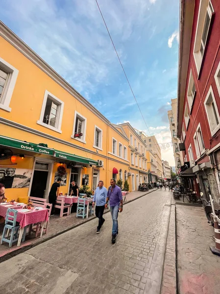 Istanbul Turquie Septembre 2021 Vue Depuis Les Rues Beyoglu Architecture — Photo