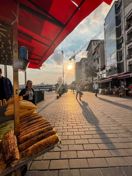 Estambul Turquía Septiembre 2021 Vista Desde Las Calles Beyoglu Arquitectura — Foto de Stock