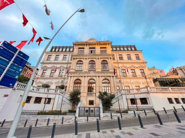 Stambuł Turcja Września 2021 Widok Ulic Beyoglu Architektura Rodzajowa Stambule — Zdjęcie stockowe