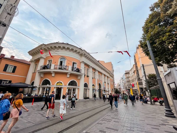 Istanbul Turquie Septembre 2021 Vue Depuis Les Rues Beyoglu Architecture — Photo