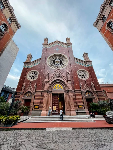 Istanbul Turkije September 2021 Rooms Katholieke Kerk Van Sint Antonius — Stockfoto