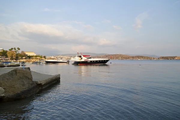 Bodrum in zonsondergang, Turkije — Stockfoto