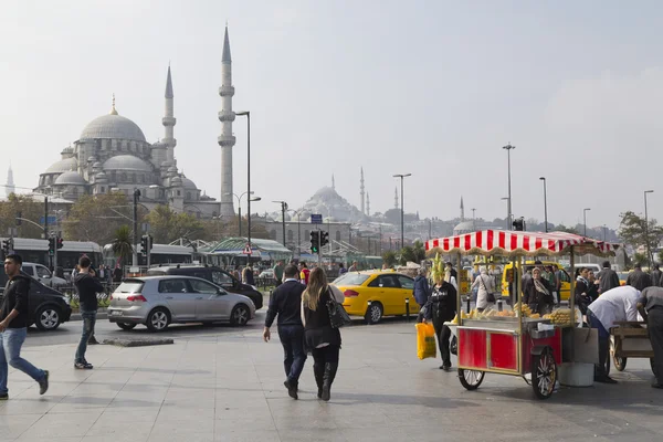 Istanbul Turkey October 2016 Scene Eminonu District Istanbul Turkey — Stock Photo, Image