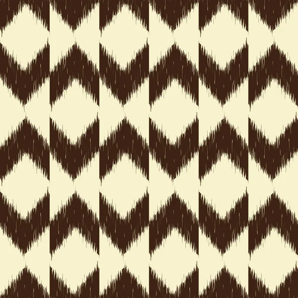 Vector naadloze ikat patroon — Stockvector