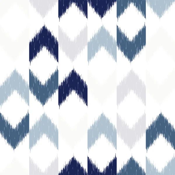 Vector naadloze ikat patroon — Stockvector