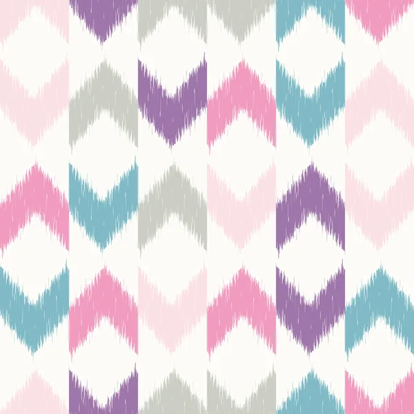 Vector naadloze ikat patroon — Stockvector