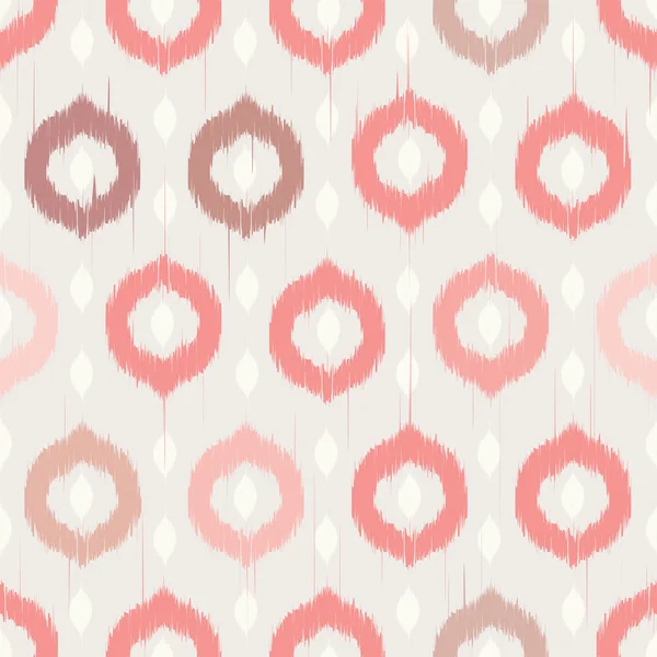 Vector seamless ikat pattern — Stock Vector