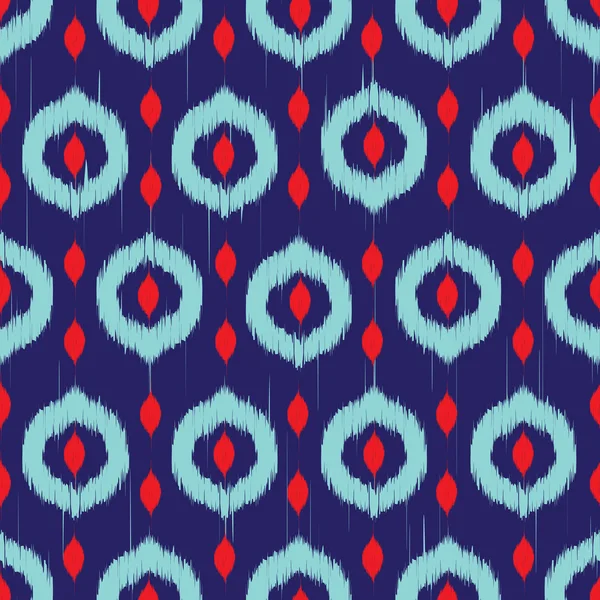 Modèle ikat sans couture vectoriel — Image vectorielle