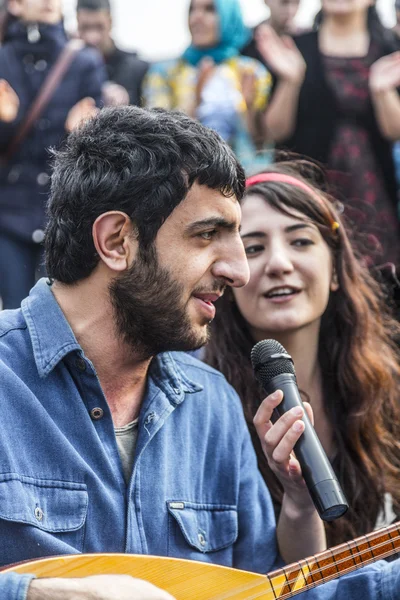 Comunidad kurda en Estambul — Foto de Stock