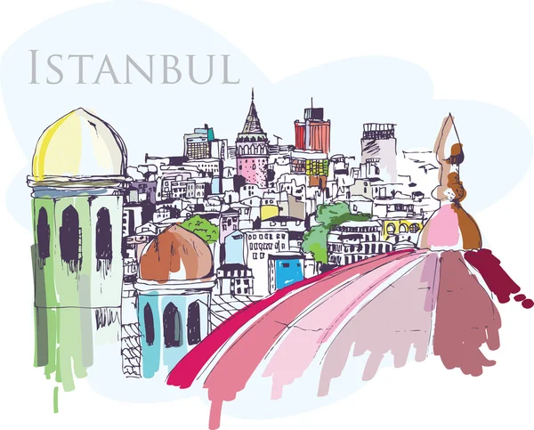 Estambul — Vector de stock