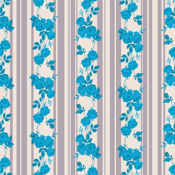 Roses and stripes — Stockvector